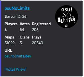 Discord Bot /stats